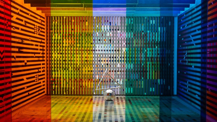 16.used-Yaacov Agam, Le Salon Agam ?Herve? Veronese Centre Pompidou